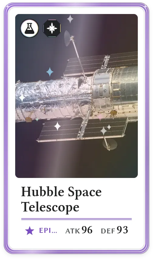 Hubble Space Telescope, Epic, ATK 96, DEF 93