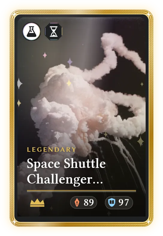 Space Shuttle Challenger disaster, Legendary, ATK 89, DEF 97