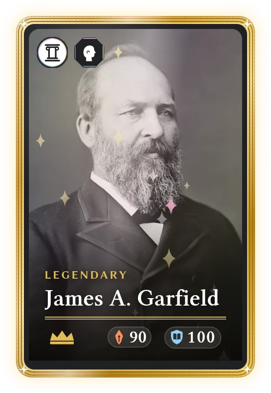James A. Garfield, Legendary, ATK 90, DEF 100
