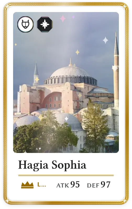 Hagia Sophia, Legendary, ATK 95, DEF 97