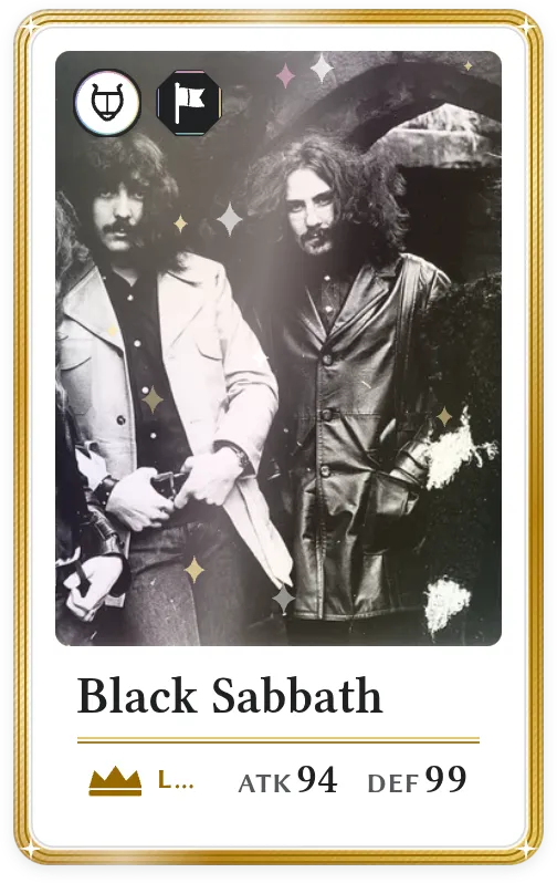 Black Sabbath, Legendary, ATK 94, DEF 99
