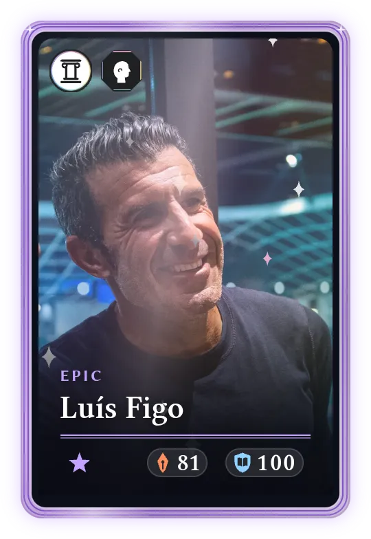 Luís Figo, Epic, ATK 81, DEF 100