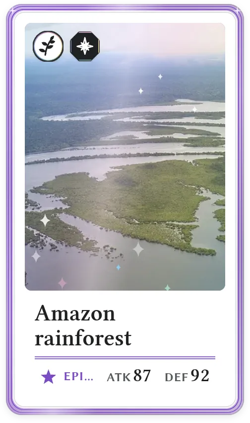 Amazon rainforest, Epic, ATK 87, DEF 92