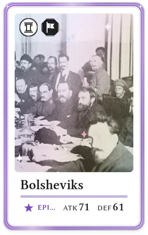 Bolsheviks, Epic, ATK 71, DEF 61