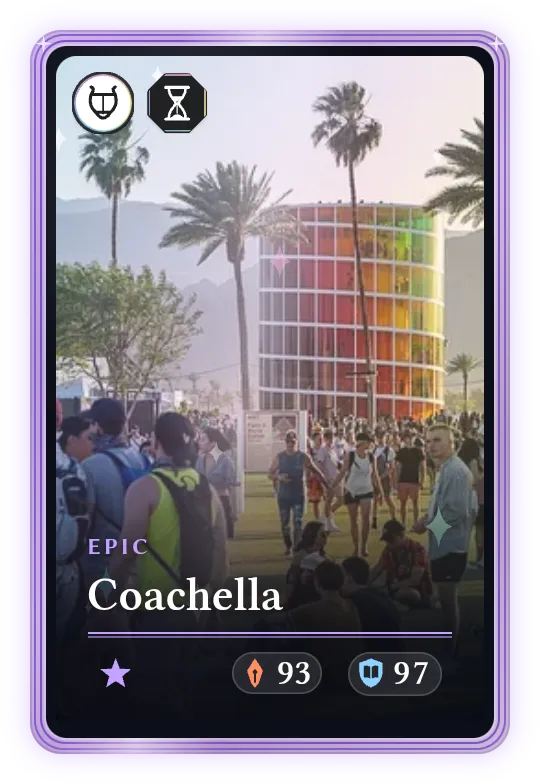 Coachella, Epic, ATK 93, DEF 97
