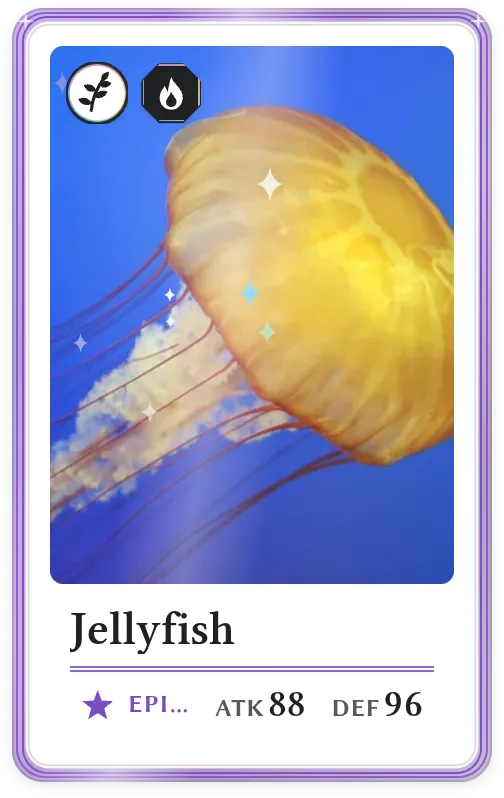 Jellyfish, Epic, ATK 88, DEF 96