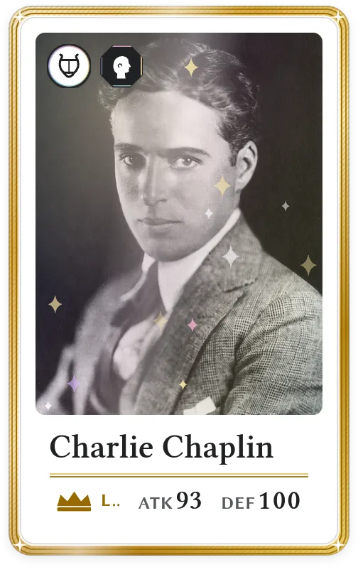 Charlie Chaplin, Legendary, ATK 93, DEF 100
