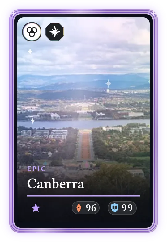Canberra, Epic, ATK 96, DEF 99