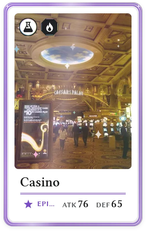 Casino, Epic, ATK 76, DEF 65