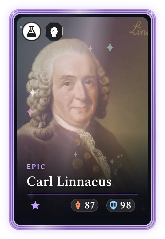 Carl Linnaeus, Epic, ATK 87, DEF 98