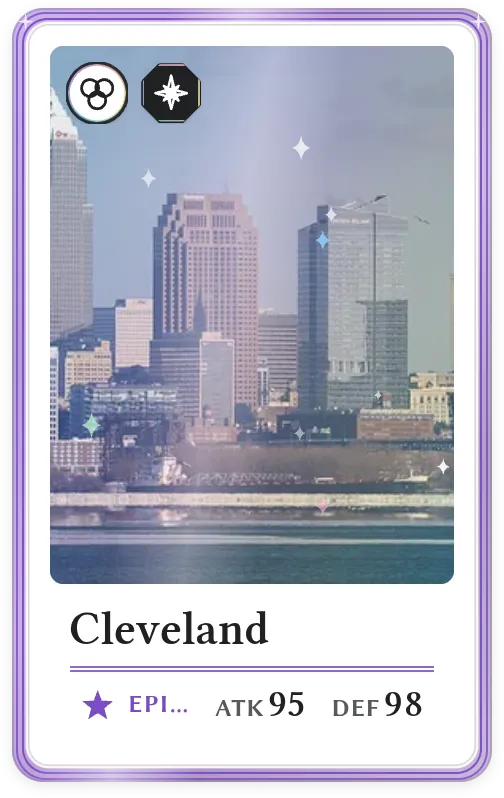 Cleveland, Epic, ATK 95, DEF 98