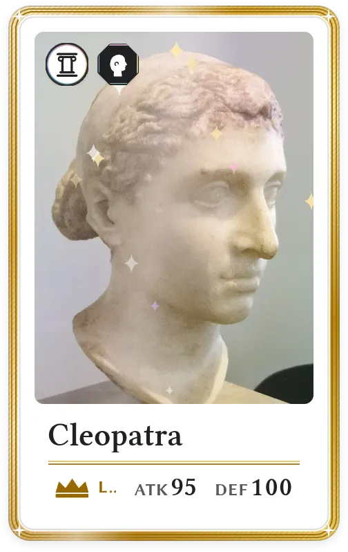 Cleopatra, Legendary, ATK 95, DEF 100