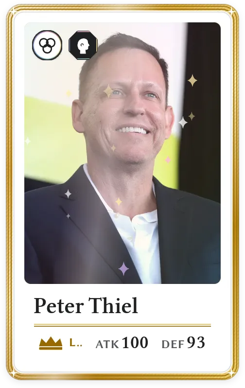 Peter Thiel, Legendary, ATK 100, DEF 93