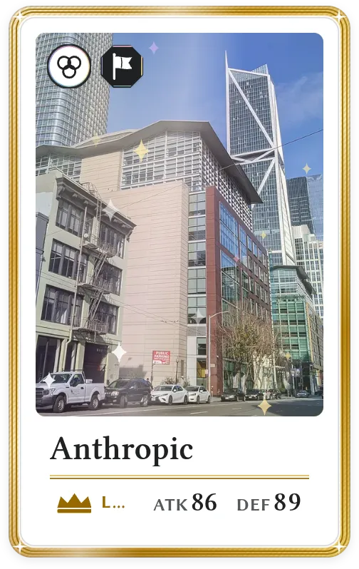 Anthropic, Legendary, ATK 86, DEF 89