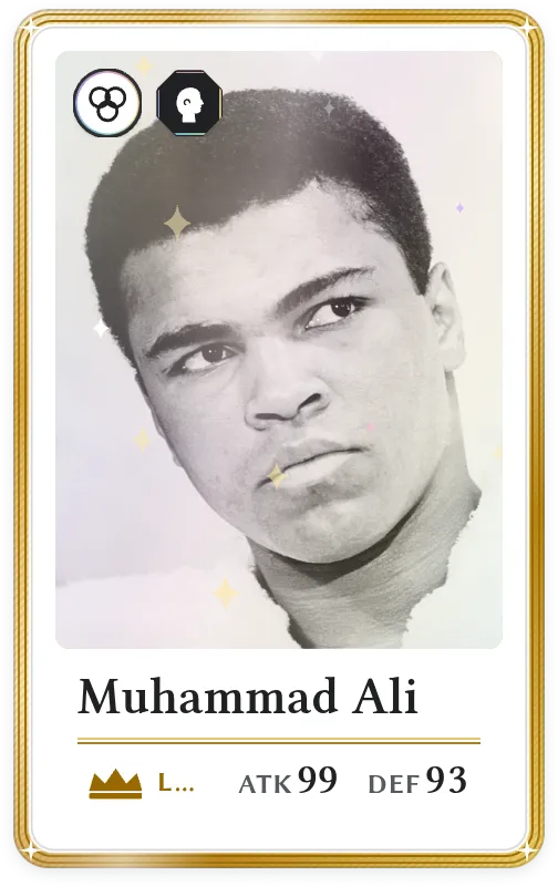 Muhammad Ali, Legendary, ATK 99, DEF 93