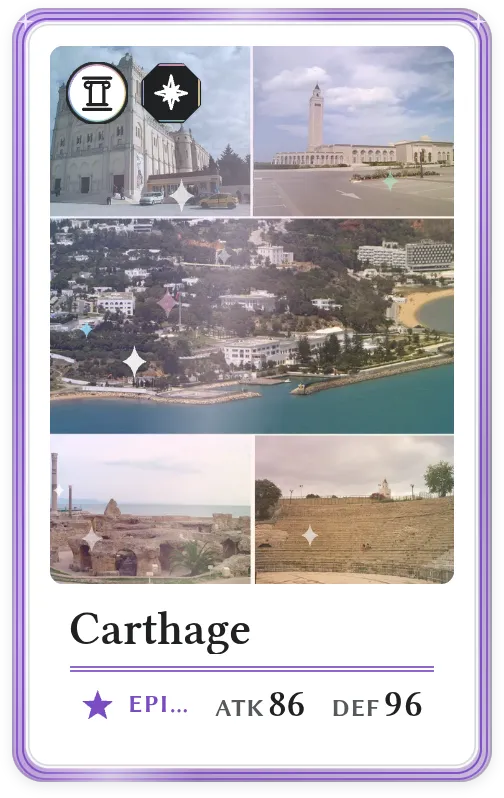 Carthage, Epic, ATK 86, DEF 96