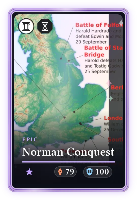 Norman Conquest, Epic, ATK 79, DEF 100