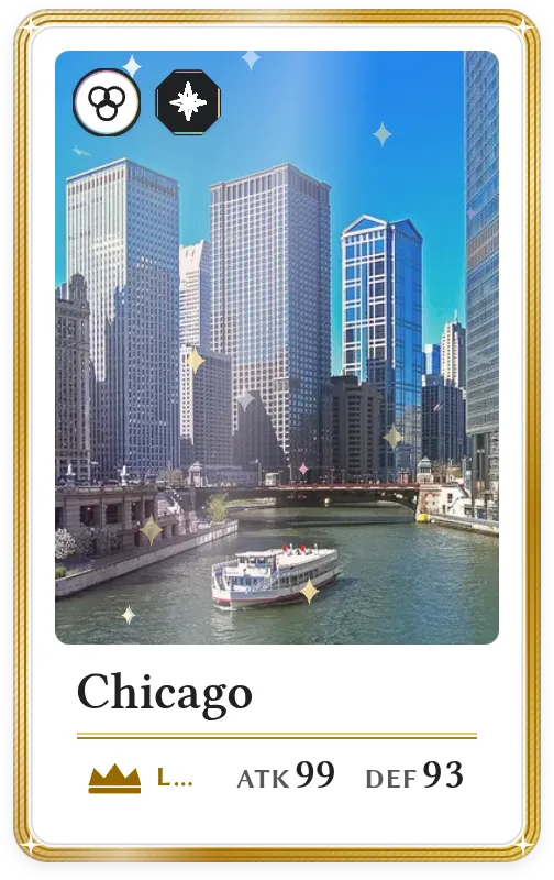 Chicago, Legendary, ATK 99, DEF 93