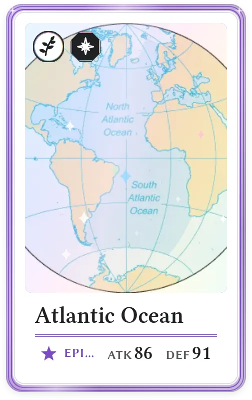 Atlantic Ocean, Epic, ATK 86, DEF 91