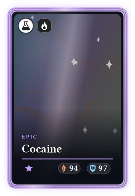Cocaine, Epic, ATK 94, DEF 97