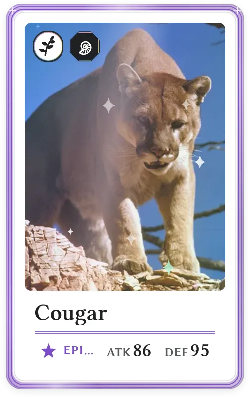Cougar, Epic, ATK 86, DEF 95