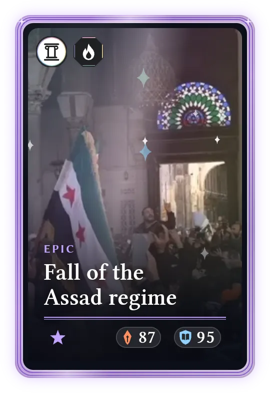 Fall of the Assad regime, Epic, ATK 87, DEF 95