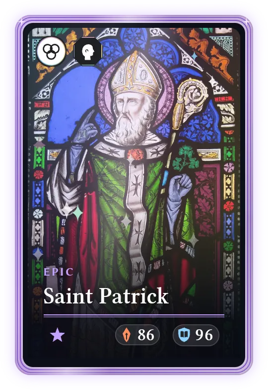 Saint Patrick, Epic, ATK 86, DEF 96