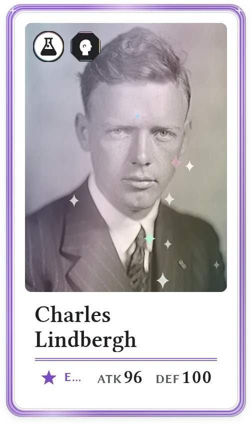 Charles Lindbergh, Epic, ATK 96, DEF 100