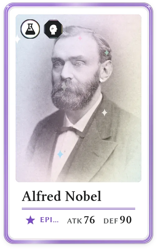 Alfred Nobel, Epic, ATK 76, DEF 90