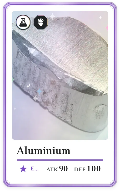Aluminium, Epic, ATK 90, DEF 100