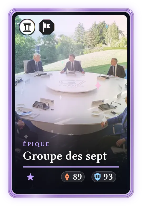 Groupe des sept, Épique, ATK 89, DEF 93