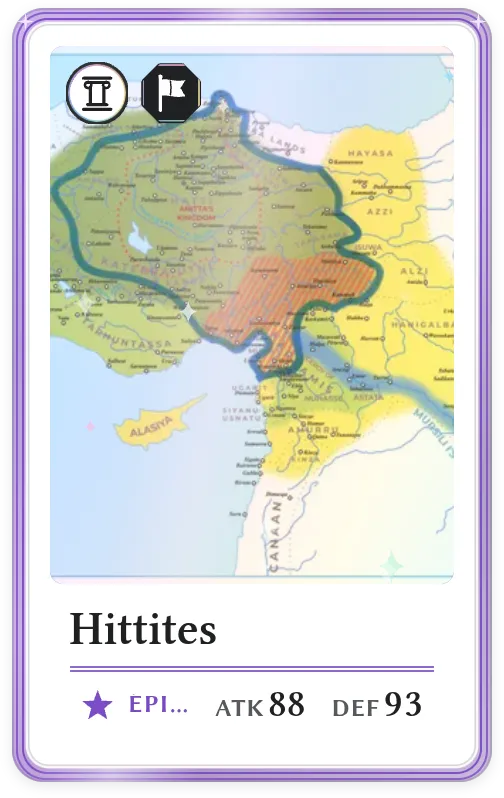 Hittites, Épique, ATK 88, DEF 93