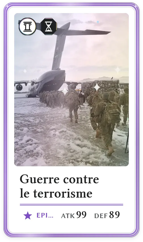 Guerre contre le terrorisme, Épique, ATK 99, DEF 89