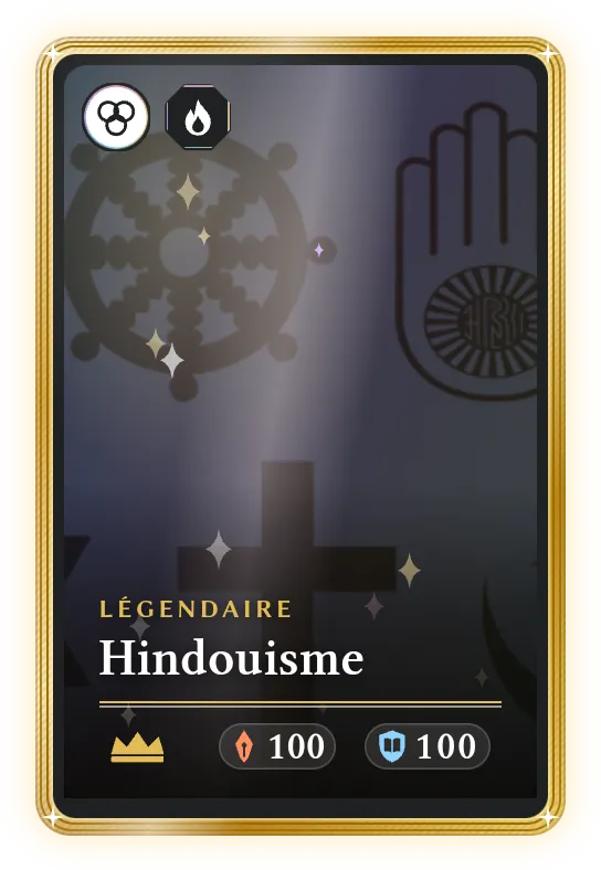Hindouisme, Légendaire, ATK 100, DEF 100