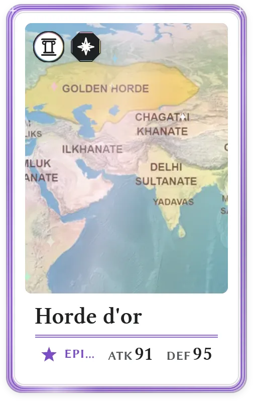 Horde d'or, Épique, ATK 91, DEF 95