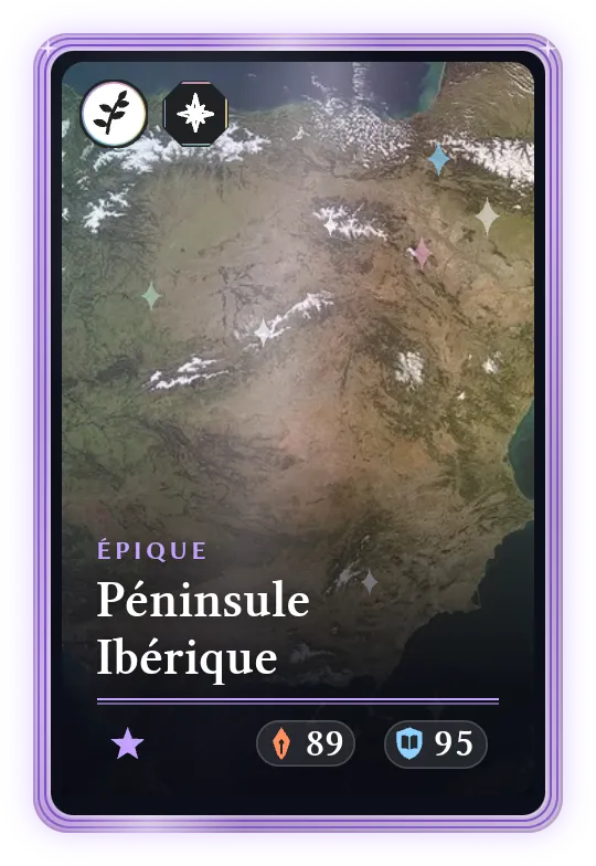 Péninsule Ibérique, Épique, ATK 89, DEF 95