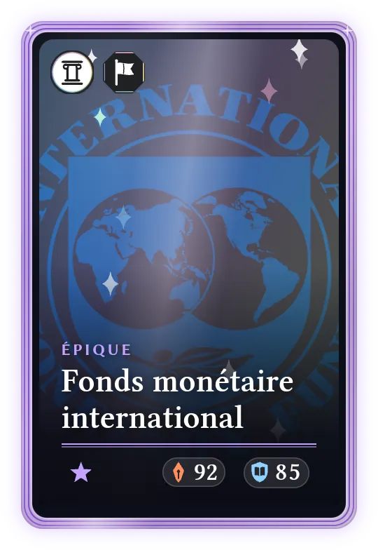 Fonds monétaire international, Épique, ATK 92, DEF 85