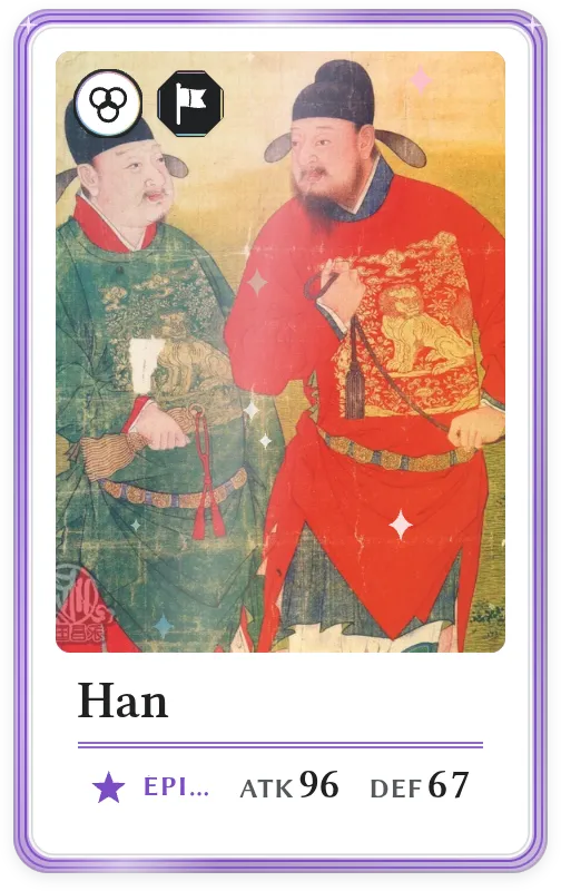 Han, Épique, ATK 96, DEF 67