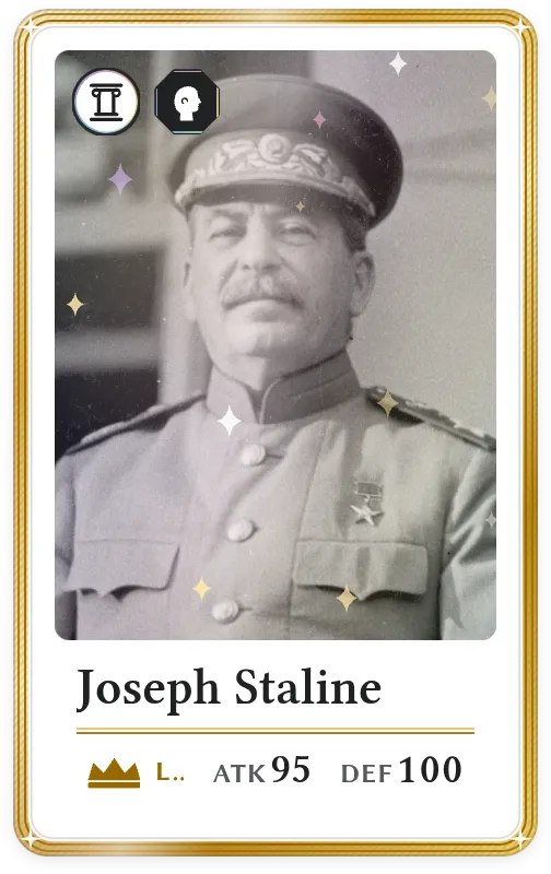 Joseph Staline, Légendaire, ATK 95, DEF 100