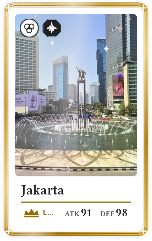 Jakarta, Légendaire, ATK 91, DEF 98