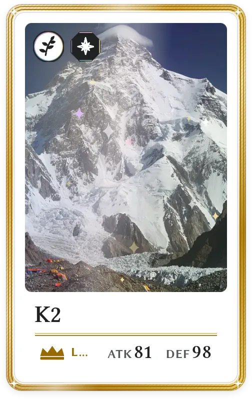 K2, Légendaire, ATK 81, DEF 98