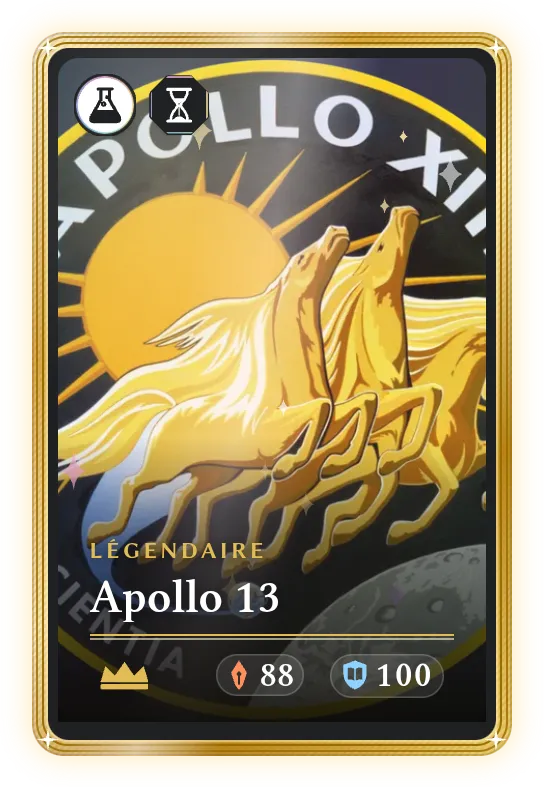 Apollo 13, Légendaire, ATK 88, DEF 100