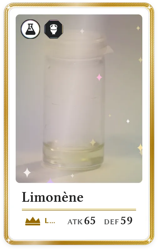 Limonène, Légendaire, ATK 65, DEF 59