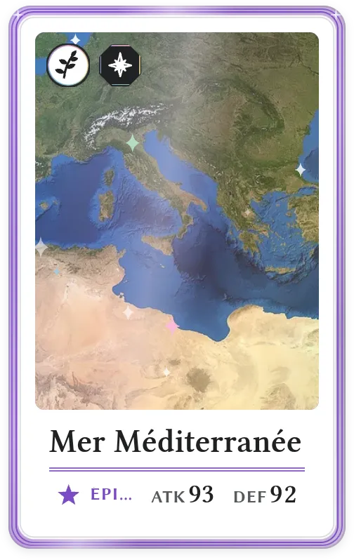 Mer Méditerranée, Épique, ATK 93, DEF 92