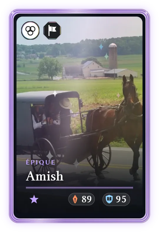 Amish, Épique, ATK 89, DEF 95