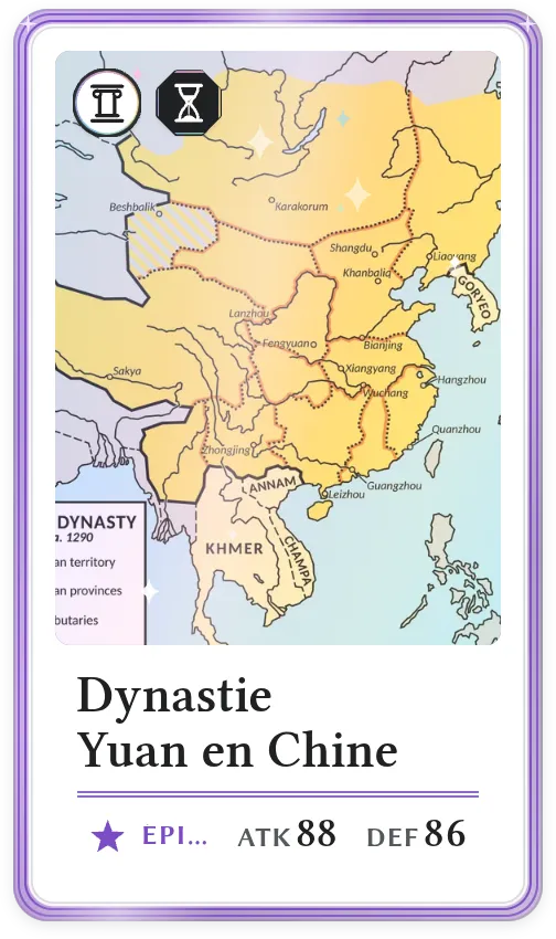Dynastie Yuan en Chine, Épique, ATK 88, DEF 86