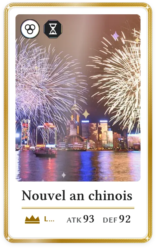Nouvel an chinois, Légendaire, ATK 93, DEF 92