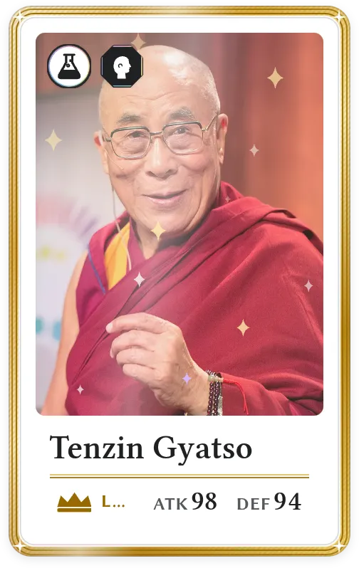 Tenzin Gyatso, Légendaire, ATK 98, DEF 94