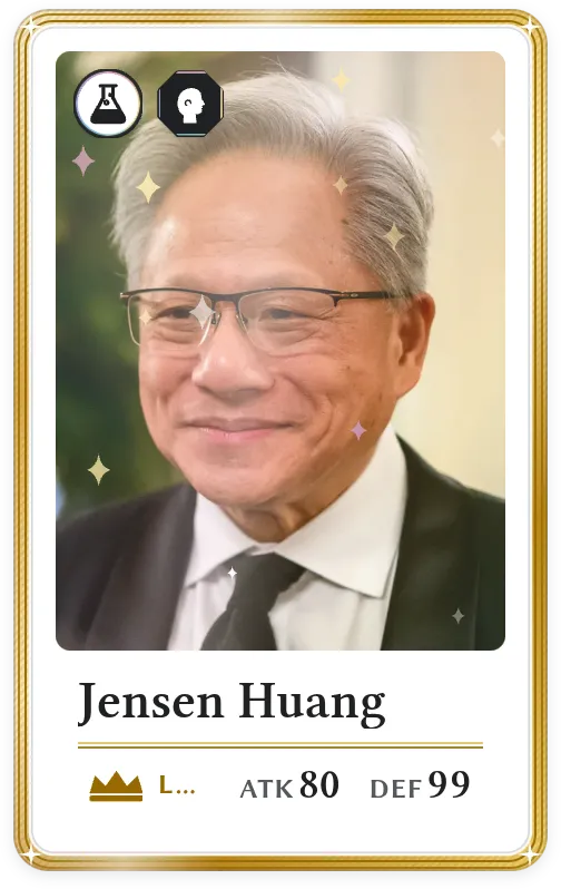 Jensen Huang, Légendaire, ATK 80, DEF 99