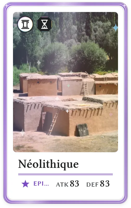 Néolithique, Épique, ATK 83, DEF 83